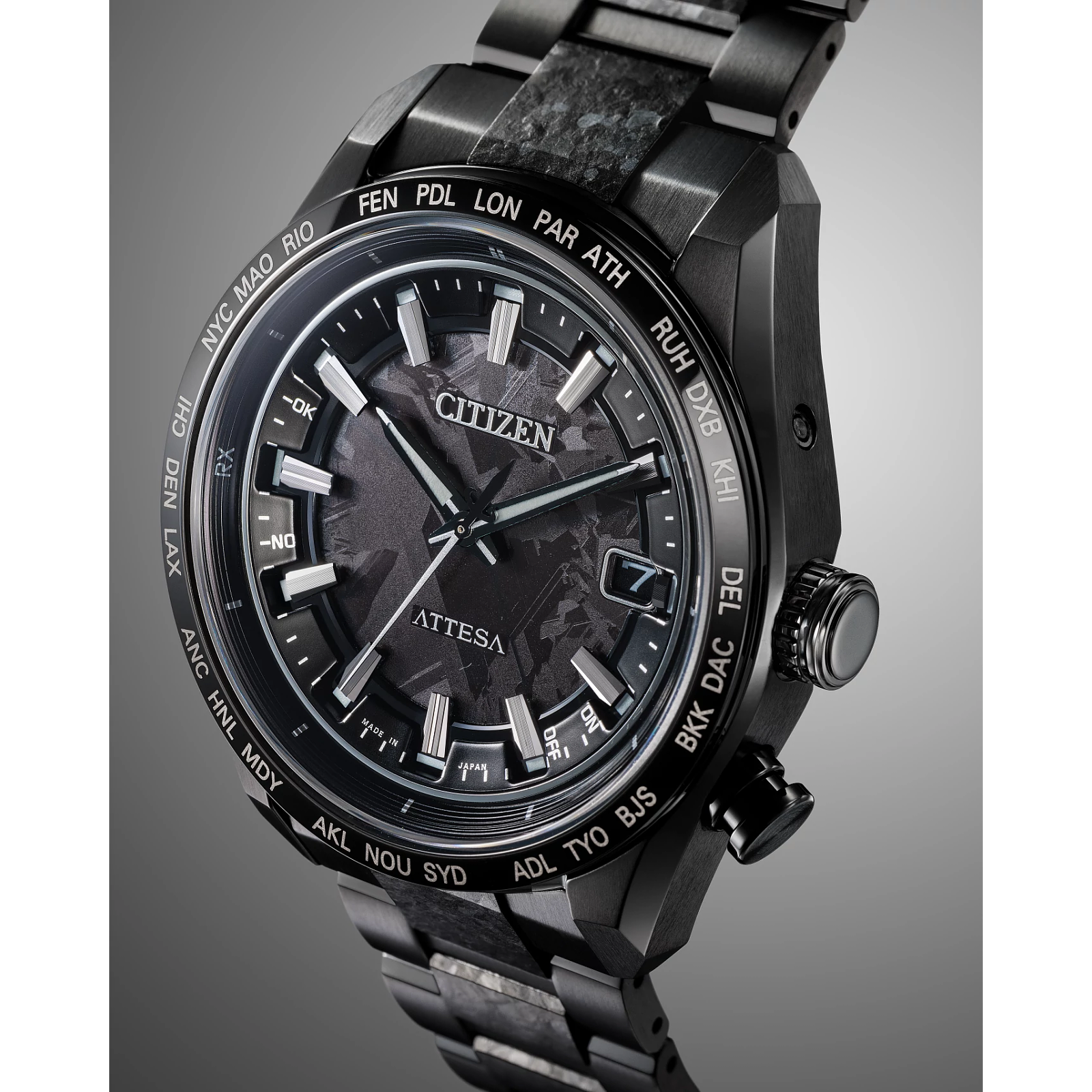 Reloj Citizen ATTESA HAKUTO-R Cronómetraje Atómico/Súper Titanio CB0285-63E | Elegancia relojería